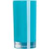 Trade Shop - Dispenser Portasapone Liquido Bianco Azzurro Accessori Bagno  Moderno Arredo 59910