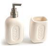 Balvi Set bagno SOAP ceramica 2 pezzi, dispenser e portaspazzolino