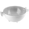 Guzzini Scolatutto Spin & Dry con contenitore Kitchen, grigio 30x25 x h.12,5