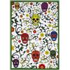 Excelsa canovaccio Calavera strofinaccio cucina multicolore 50x70 cod.64885