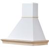 Coppari Cappa cucina classica MAYA 90 frassino grezzo cono bianco motore 218 mc/h