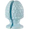 L'oca nera set 2 fermalibri ceramica Pigna azzurro Scacchi cod.1L108