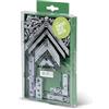 Alberts 332747 Scatola di assortimento piastrine di giunzione e squadrette | zincato blu