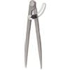 KS Tools 300.0418 Compasso a Punte Fisse con Arco di Regolazione, 500 mm