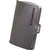 I-CLIP Titan Custodia ultra leggera per carte di credito di alta gamma con fermasoldi sostituibile - Portacarte Titan minimalista e resistente - Portafoglio - Titanio scuro Grigio Urbano…