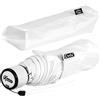 iX-brella Mini Ultra Light ombrello tascabile da donna, grande diametro, leggerissimo, bianco (Bianco) - .