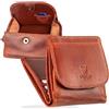 Matador Marca Portamonete Uomo Pelle #VIENNA Piccolo con Elegante Scatola Regalo, Portafoglio Prima Classe di Lusso con Protezione RFID, Portafoglio con Molti Scomparti per Carte in Marrone Vintage
