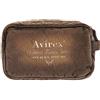 Avirex Necessaire da Viaggio in Canvas e Pelle Bovina Anticata, Trousse da Toilette per Uomo, Collezione 140506, CNV0Q (Verde Kaki)