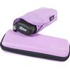 iX-Brella - Mini ombrello tascabile con custodia, chiaro-viola, 90 cm,