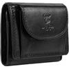 Matador Marca Mini Portafoglio Uomo Pelle #GINEVRA con Nobile Scatola Regalo, Portafoglio Prima Classe di Lusso con Protezione RFID, Portafoglio Piccolo con Molti Scomparti per Carte in Nero Nappa