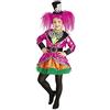 PRESTIGE & DELUXE Costume Vestito Carnevale CAPPELLAIO Matto Girl Alice nel Paese delle Meraviglie Taglia 5 6 7 8 9 10 Anni (5-6 Anni: Altezza Bimba/o 116 cm)