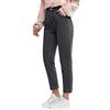 Onsoyours Donna Jeans Dritti Larghi Pantaloni Vita Alta Taglie Forti Pantaloni Stretti Caviglia Jeans Elasticizzati Larghi Donna Skinny Jeans Denim Y Nero M