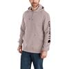 Carhartt Felpa con Logo Maniche Lunghe, vestibilità Comoda Maglia di Tuta, Visone, XL Uomo
