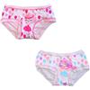 Ellepi Set da 6 Slip Bambina in Cotone con Filato e Colori anallergici e Taglie dalla 2 Anni alla 12. Art. 3841 3/4 Anni