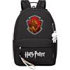 MMZ Zaino Harry Potter Zaino scuola per adolescenti Zaino scuola di magia di Hogwarts （#12）