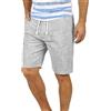 b BLEND BLEND Bones Pantaloncini di Lino Shorts Bermuda da UomoIn Cotone 100% Regular- Fit, Taglia:XXL, Colore:Navy (70230)