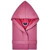 CasseseShop Accappatoio VINGI in microspugna di Alta qualità 100% Cotone (L/XL, Fuxia)