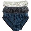 LSHARON - Slip sexy da uomo in seta di gelso, 3 paia in un unico pacchetto economico a01 M/etichetta XL