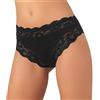 JADEA Slip Donna Art. 742 6 Pezzi in Cotone Modal (Nero, 4)