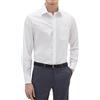Evoga Camicia Uomo Oxford Classica Shirt Lavoro Elegante Formale Casual (M, Bianco)