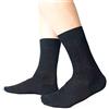 Ciocca Calze uomo corte, pregiato cotone 100% FILO SCOZIA - 6 Paia - tre taglie calze (40/41, Nero)