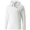 PUMA Evostripe Hoodie Felpa, Bianco, S Uomo