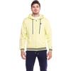 LEONE 1947 Leone - Tuta da Uomo con Cappuccio e Zip Welcome Back - Sunny Lime-Navy Blue (17310), S