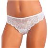 JADEA Brasiliana in Pizzo Offerta 3 Pezzi, Slip Donna Vita Bassa, Slip 1628 (3 Pezzi Nero, 3)