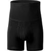 Cydmoty Boxer da uomo a vita alta traspirante in morbido cotone mutande aderenti tronchi body shaper intimo, Nero , XXXXXXX-Large