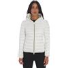 Save The Duck Piumino Donna Animal Free Con Cappuccio Alexis (IT, Testo, S, Regular, Regular, bianco)