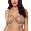 Vivisence Reggiseno Non Imbottito con Ricami 1053, Oro,2H