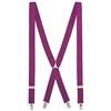Cencibel Smart Casual Bretelle Lisci Uomo, bordeaux, Taglia unica
