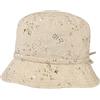 LIPODO Cappello di Tessuto Flowers Donna - in Lino da Sole Estivo Primavera/Estate - S (55-56 cm) Beige