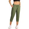 icyzone Donna 3/4 Pantaloni Sportivi (S,Nero