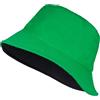 styleBREAKER Cappello da pescatore unisex reversibile in cotone | 2 in 1 reversibile Bucket Hat Streetwear Look | Cappello da pesca per uomo e donna, Turchese Nero, Taglia unica