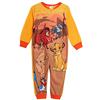 Disney The Lion King - Pigiama intero in pile per bambini All in One Simba, per bambine e ragazzi, Arancione, 2-3 Anni