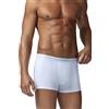 o-day Liabel | 6 Boxer Uomo Cotone Bianco Nero e Colorato Mutande Uomo Boxer Intimo con Cuciture Rinforzate Elastico Interno Biancheria Uomo Underwear Uomo Sport (S, Bianco)