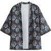 GURUNVANI Camicia giapponese Harajuku a maniche corte da uomo, 20F12Blu, XXL