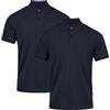 DANISH ENDURANCE Maglietta Polo Uomo Manica Corta in Cotone Biologico Premium, 1 o 2 Paia, Blu Marino, XXL