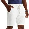 Leif Nelson Pantaloncini da uomo, bermuda in lino, in lino, per il tempo libero, Ecru/bianco, XXL