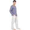 TRAMAS+ Pigiama Uomo in 100% Cotone, Pigiama Uomo Completo Lungo con Maniche Lunghe, Comodo e Traspirante - S, Cuadro Danke Verde Caccia