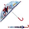 mybagstory - Ombrello per bambini - Spiderman - Blu - Scuola materna - Vacanza - Ombrello Bambino - 73 cm - Idea Regalo - Leggero - Compatto - Apertura Manuale - Resistente - Anti-pizzicamento, blu