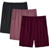 MoFiz Pantaloni Corti Pigiama Donna Modal Pantaloncini Morbidi Shorts con Tasche 2 Pack-01 S
