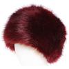 soul young Cappello di Vera Pelliccia di Volpe per Donna Stile Russo Russian Style(Grigio)