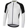 BERGRISAR Maglia da Ciclismo a Manica Lunga da Uomo Maglia MTB Bici Tasche con Cerniera BG012 - Bianco - XX-Large