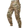 CARWORNIC Pantaloni tattici da uomo mimetici impermeabili leggeri Ripstop Outdoor Trekking Tapered Cargo Pantaloni, CP, W34