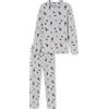 Schiesser Schlafanzug Lang Set di Pigiama, Grigio mélange, 152 cm Bambine e Ragazze
