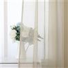 MIULEE Tende Trasparenti 2 Pannelli in Poliestere Resistente con Passanti Morbido e Moderno per Camera da Letto Ufficio Cameretta Bambini 140X280 CM Beige