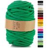 Netuno 1x corda macramè colorata verde 9 mm 50 m anima in poliestere filo spago uncinetto ferri da maglia decorazioni cordoncino colorato cavo