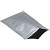 WACCOMT Pack 100 sacchetti piatti in Mylar con chiusura lampo per alimenti, richiudibili, in alluminio, con chiusura a caldo, 6 x 8 cm
